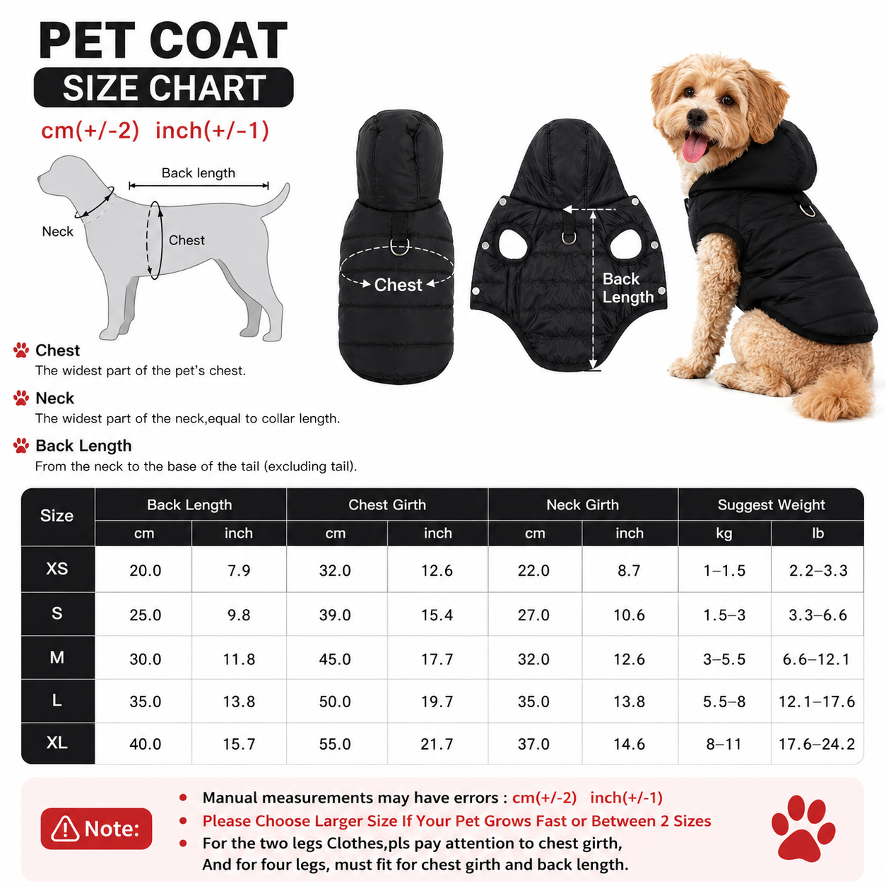 Puppy Hooded Jacket