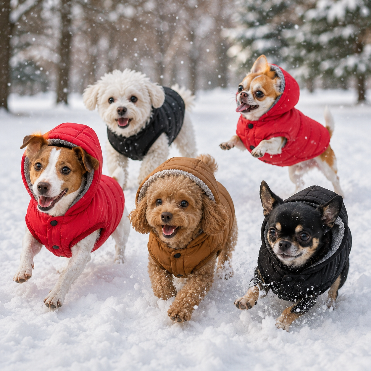 Puppy Hooded Jacket