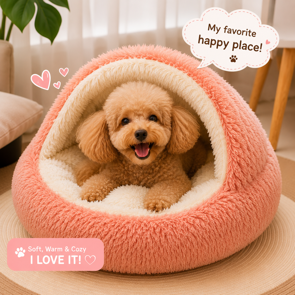 Puppy Cozy Sleeper Bed